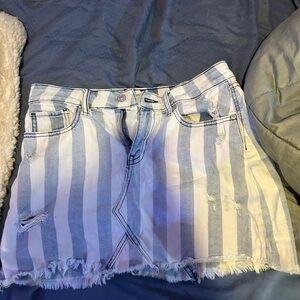 rewash co jean skirt